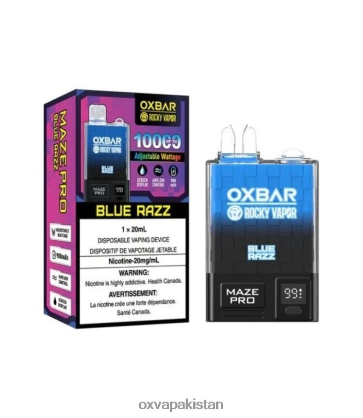 نیلے رنگ OXVA OXBAR MAZE PRO 10000 - OXVA vape Pakistan - DP622H26