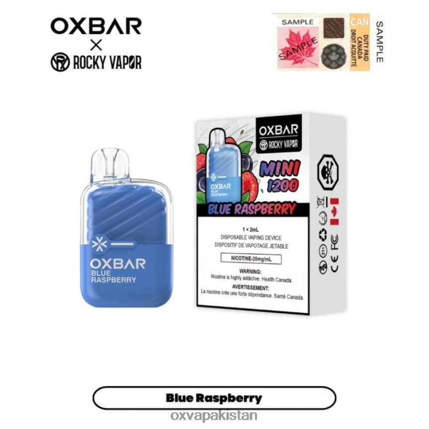 بلیو رسبری OXVA OXBAR MINI 1200 - OXVA vape price in Pakistan - DP622H24