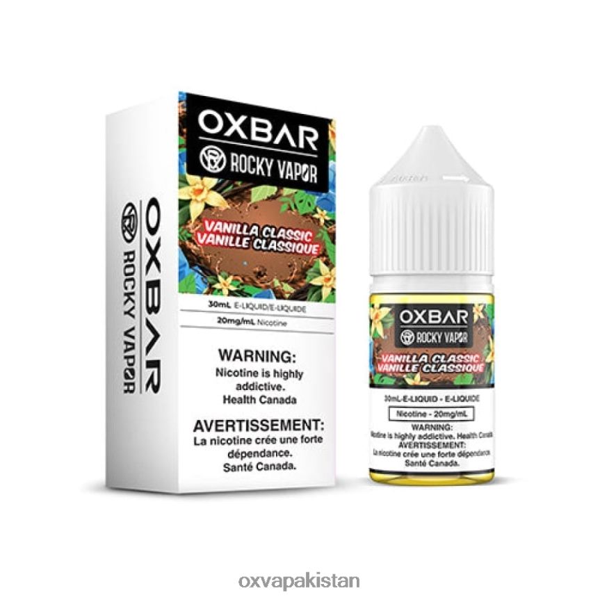 ونیلا کلاسک OXVA OXBAR - OXVA Pakistan - DP622H50 30 ملی لیٹر نمک