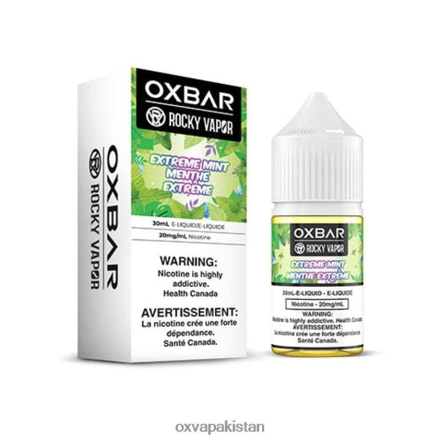 انتہائی پودینہ OXVA OXBAR - OXVA vape review - DP622H48 30 ملی لیٹر نمک